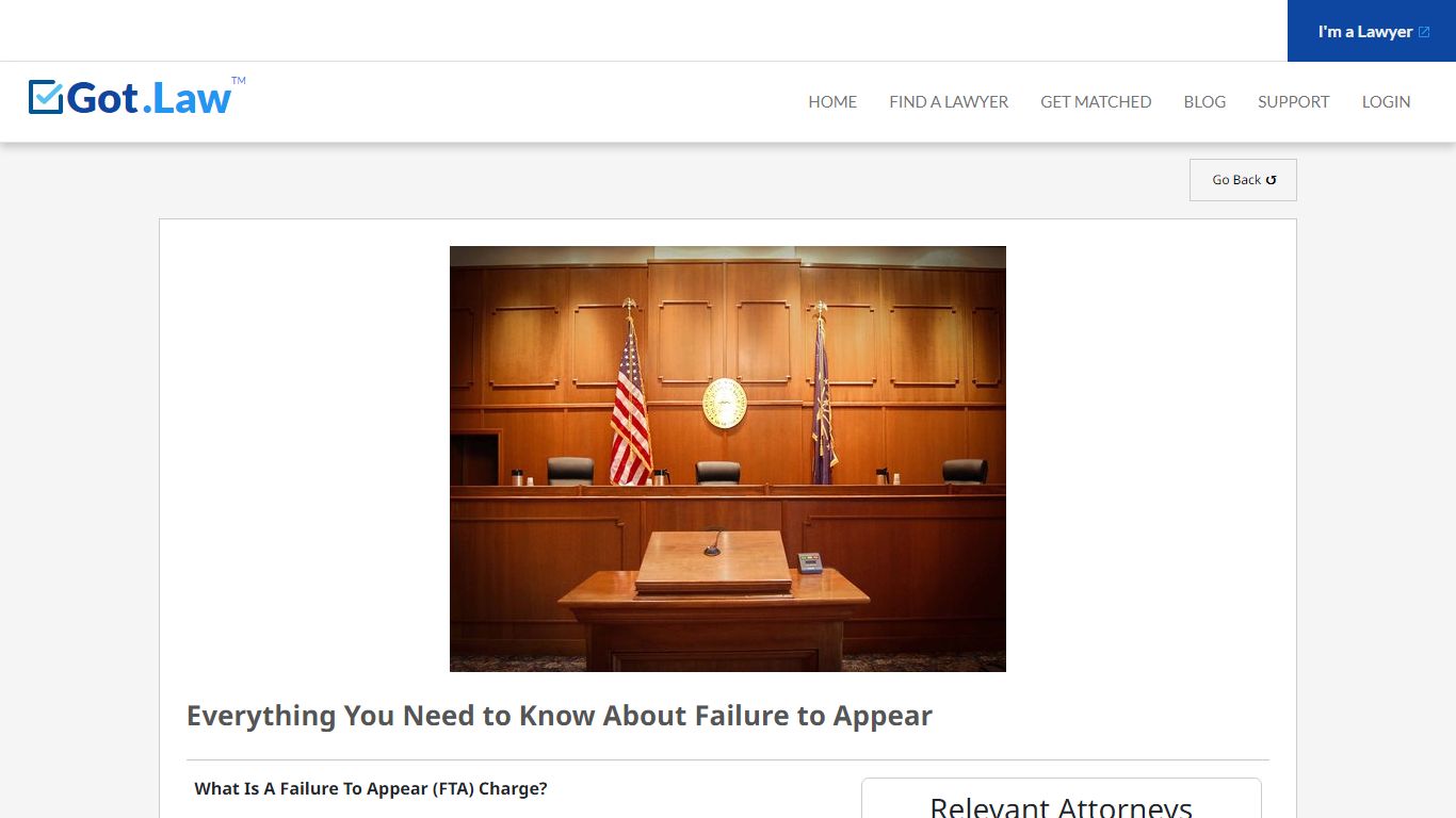 Everything You Need to Know About Failure to Appear - GotLaw